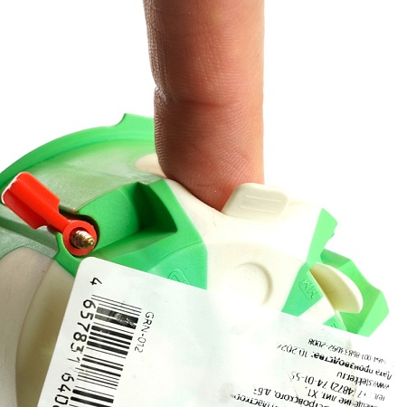 Подрозетник двухкомпонентный 68x55 мм для всех типов стен, зеленый (GE40421-R) EBX30-03-03 - фото