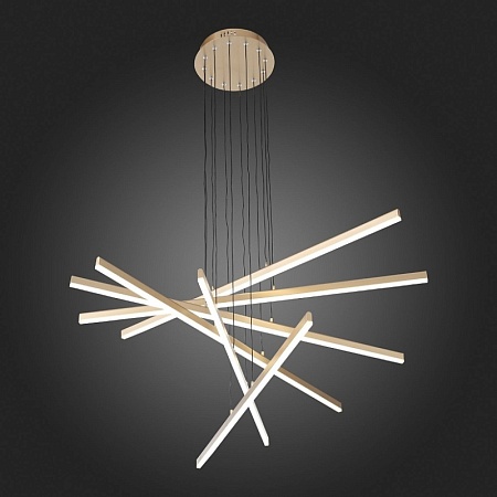 Светильник подвесной ST-Luce Матовое золото/Белый LED 6*16,6W 4000K SL394.223.06 - фото