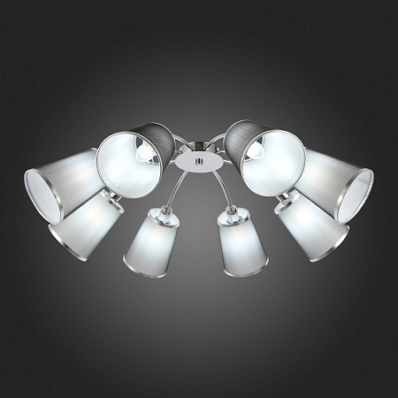 Светильник потолочный Хром/Черный E14 8*40W SLE103002-08 - фото