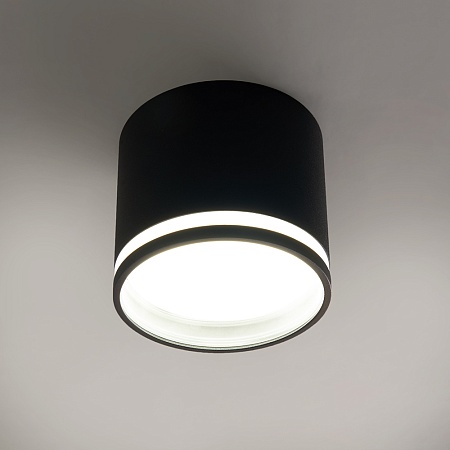 Светильник потолочный Feron HL362 LUNA 12W, 230V, GX53, черный - фото