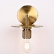 Бра Rh Utilitaire Knurled Disk Shade Sconce Brass Imperiumloft 123282-22 - фото