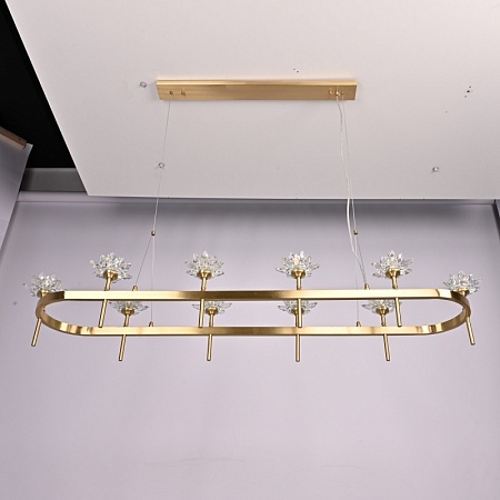 Подвесная Люстра Lotos Long 10 Imperiumloft 177885-26 - фото