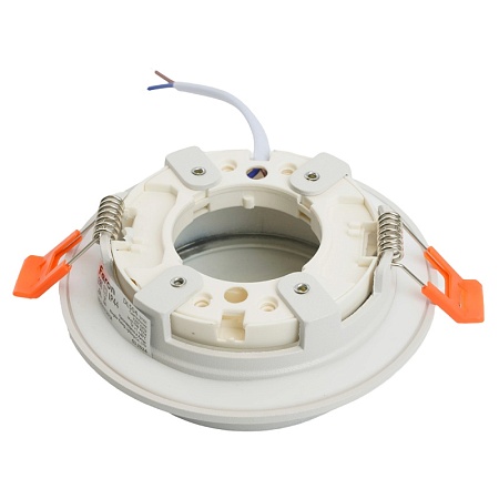 Светильник встраиваемый Feron DL504 потолочный GX53 белый круг IP44 - фото