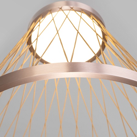 Подвесной светильник Eurosvet 40016/1 LED коричневый - фото