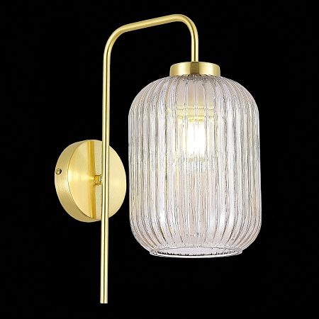 Бра ST-Luce Латунь/Коньячный E27 1*60W SL1154.331.01 - фото
