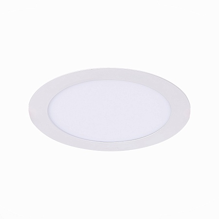 Св-к встр. Белый LED 1*12W 3000K 816Lm Ra80 110° IP20 D170xH8 90-265V ST209.538.12 - фото