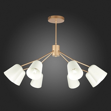 Светильник потолочный Золотистый/Белый E14 8*40W SLE155902-08 - фото