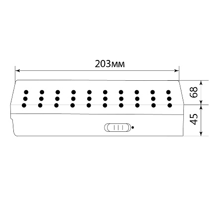 Светильник аккумуляторный, 30 LED DC, белый, EL15 - фото