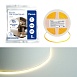 Светодиодная COB лента Feron LS630, 400SMD(2110)/ 7Вт/м 12V 5000*3*1.8мм 4000K, IP20 - фото
