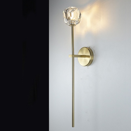 Бра Boule De Cristal Long Sconce Brass Imperiumloft 185376-22 - фото