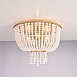 Люстра Jacqueline Clear Flush-Mount Brass Imperiumloft 186173-22 - фото