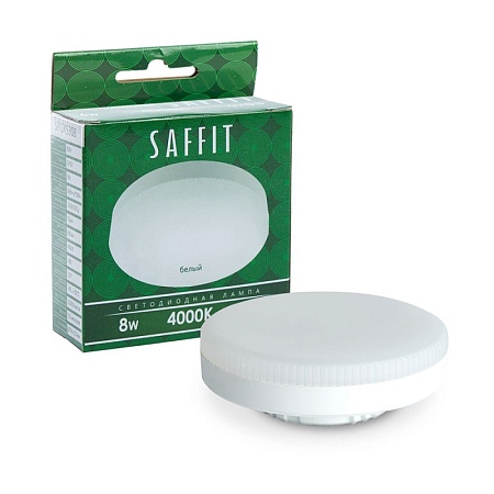 Лампа светодиодная SAFFIT SBGX5308 GX53 8W 230V 4000K - фото