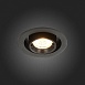 Св-к встр. Черный LED 1*12W 3000K 900Lm Ra80 24° IP20 D90xH92 180-240V ST702.338.12 - фото