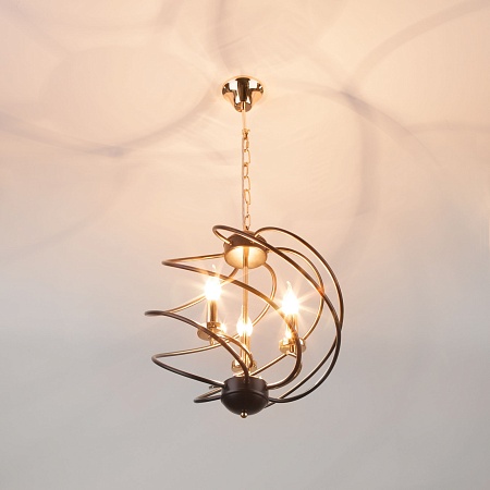 Подвесной светильник Eurosvet 60105/3 черный - фото