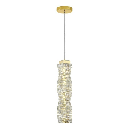 Подвес ST-Luce Золотистый/Прозрачный LED 1*15W SL6010.203.15 - фото