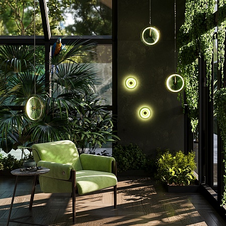 Подвесной светильник Freya Borbon FR5442PL-L11GN - фото