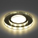 Светильник встраиваемый с белой LED подсветкой Feron CD8160 потолочный MR16 G5.3 белый - фото