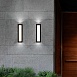 Уличный настенный светодиодный светильник Acrux чёрный 1524 TECHNO LED Acrux черный - фото
