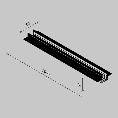 Профиль Outdoor O-TR002ED-P-B2M - фото