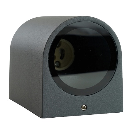 Светильник садово-парковый Feron DH014,на стену, GU10 230V, серый - фото