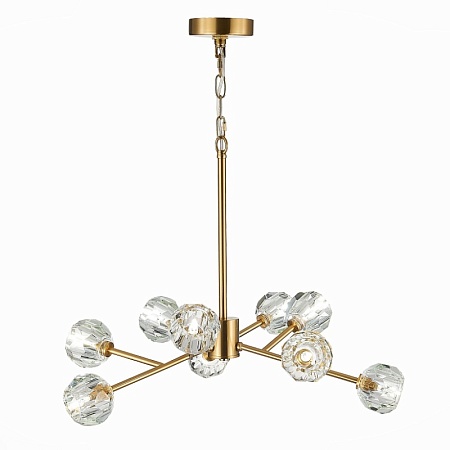 Светильник подвесной ST-Luce Латунь/Прозрачный G9 LED 9*5W SL1166.303.09 - фото