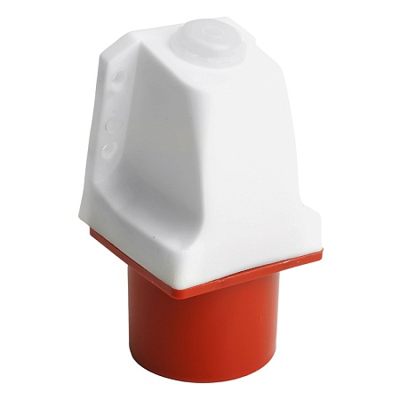 Вилка угловая ST-525 32А 380В 3P+PE+N IP44, PPG32-525-44, Stekker - фото