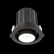 Св-к встр. Черный LED 1*12W 3000K 900Lm Ra80 24° IP20 D90xH92 180-240V ST702.438.12 - фото