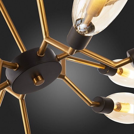 Люстра подвесная ST-Luce Латунь/Коньячный G9 12*5W SL1174.303.12 - фото