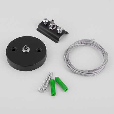 Набор для подвеса 2 метра черный TRF-1-200-BK Elektrostandard - фото