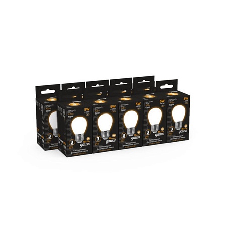 Светодиодная лампа Gauss Шар 5W 420Lm 2700K E27 105202105 - фото