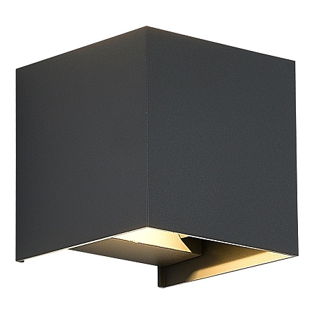 Светильник уличный настенный ST-Luce серый/серый LED 1*10W 2700K SL9513.701.01 - фото