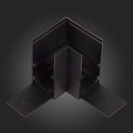 Угол-соединитель для подвесного / накладного магнитного шинопровода ST-Luce Черный ST007.419.00 - фото