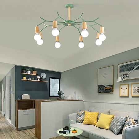 Потолочная Люстра Les Color D72 Green Imperiumloft 220505-23 - фото