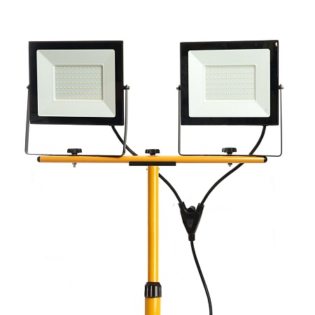 Светодиодный прожектор Feron LL-505 на штативе IP65 2*100W 6400K - фото