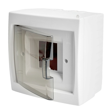 Бокс настенный STEKKER EBX50-3/04-20 4 модуля, пластик, серия Standart - фото