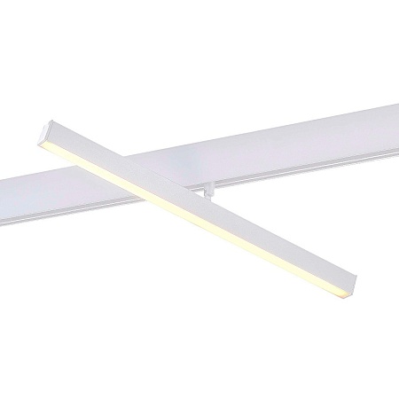 Магнитный трековый светильник Белый LED 1*12W 4000K 850Lm Ra>90 120° IP20 L405xW22,5xH9 ST802.546.12 - фото