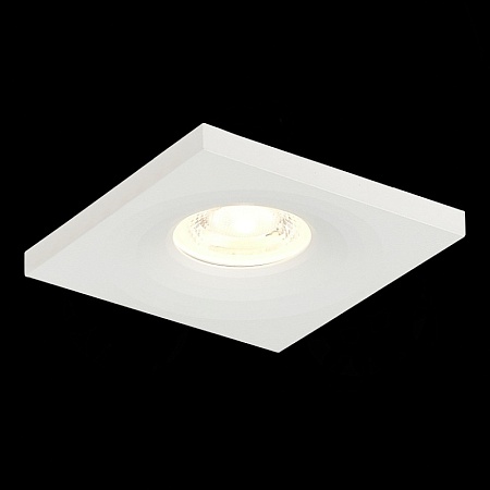 Св-к встр. Белый GU10 1*50W L94xW94xH27 220V Без ламп ST205.518.01 - фото