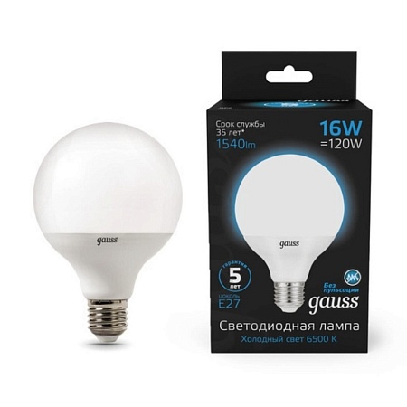 Светодиодная лампа GAUSS 105102316_GAUSS - фото