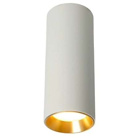 Светильник потолочный Feron ML101 Barrel MR11 GU10 35W 230V,  белый + золото - фото