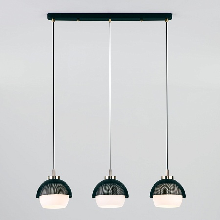 Подвесной акцентный светильник Eurosvet 50106/3 античная бронза/черный - фото