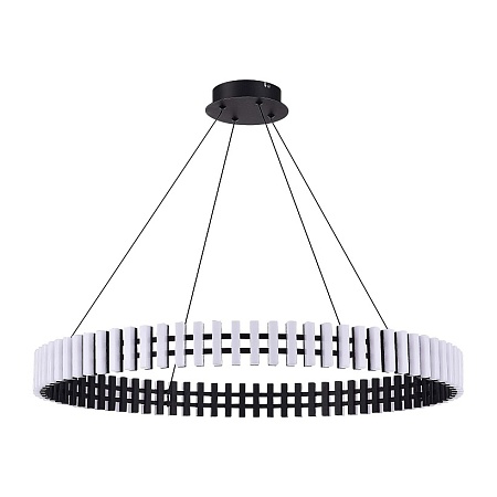 Люстра подвесная ST-Luce Черный/Белый LED 1*50W 3000K SL6203.403.50 - фото