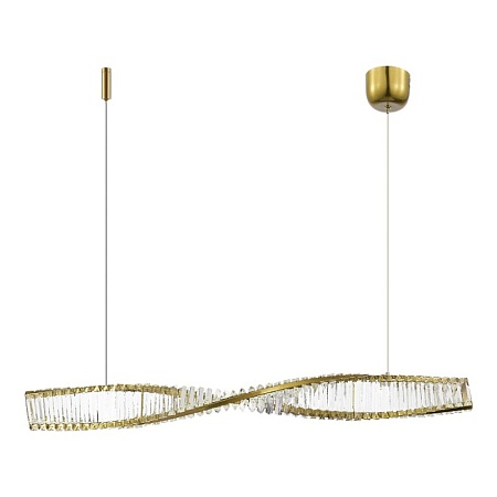 Светильник подвесной ST-Luce Латунь/Прозрачный LED 1*25W 4000K SL6205.323.01 - фото