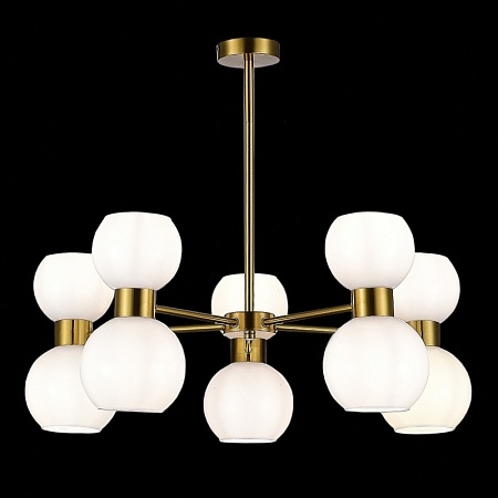 Светильник потолочный Латунь/Белый E27 10*60W SLE1138-302-10 - фото