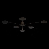 Светильник потолочный ST-Luce Черный/Черный LED 6*5W 3000K SL6006.402.06