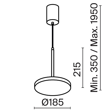 Подвесной светильник Technical P076PL-L12W3K-W - фото