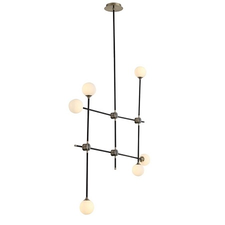 Светильник подвесной ST-Luce Черный, Золото/Белый G9 6*5W SL429.403.06 - фото