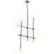 Светильник подвесной ST-Luce Черный, Золото/Белый G9 6*5W SL429.403.06 - фото