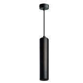 Светильник потолочный Feron ML1842 Barrel ECHO levitation MR16 35W, 230V, GU10, чёрный, с антибликовой сеточкой, на подвесе 1,7