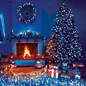 Гирлянда Eurosvet 400-001 голубой