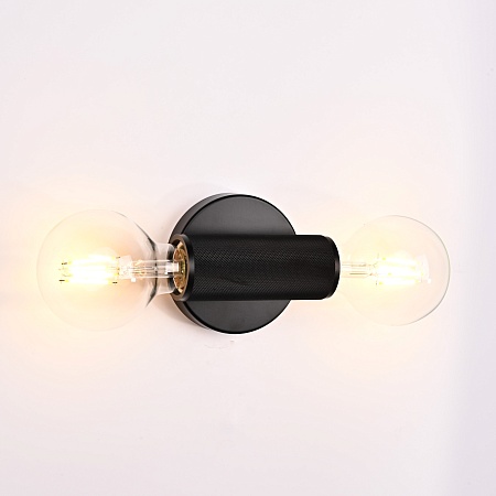 Бра Rh Utilitaire Inline Sconce Black Imperiumloft 123278-22 - фото